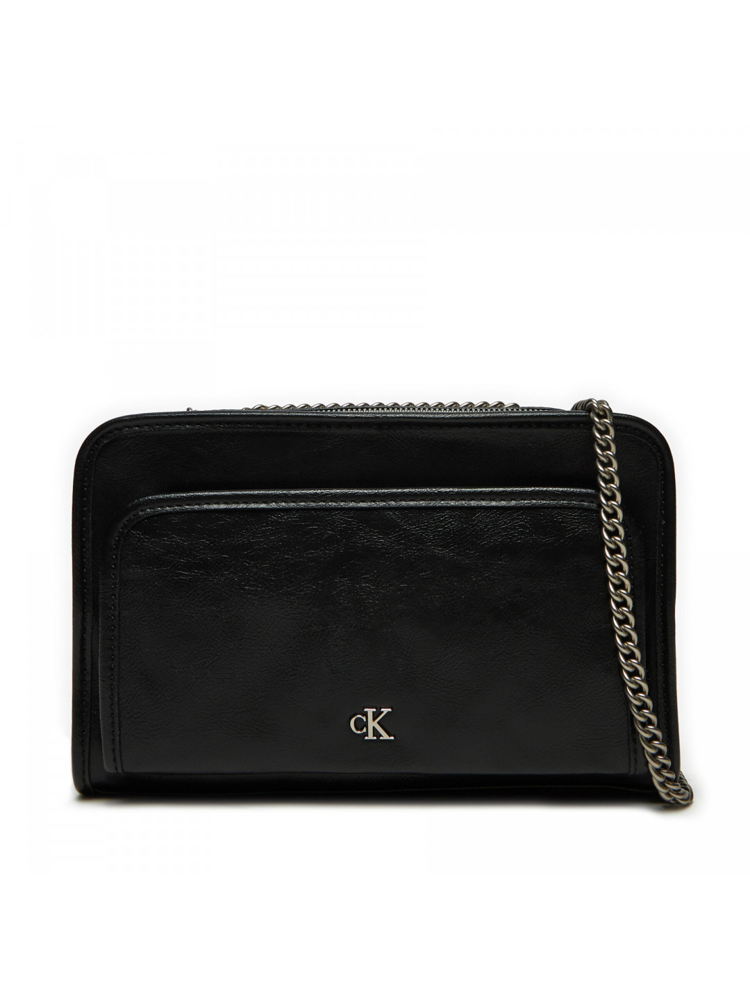 Kabelka Calvin Klein Jeans Utility Dbl Zip Camera Bag25 K60K613046 Černá